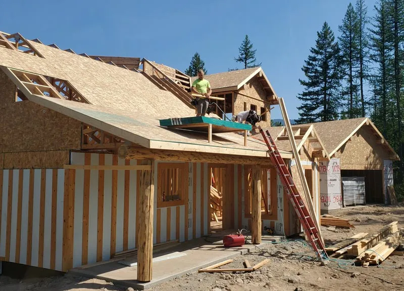 New home construction in Kalispell, Flathead Valley MT