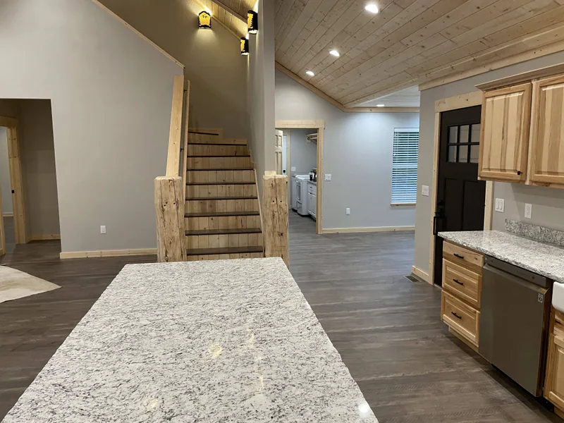Montana log accents, by Built Right in Montana