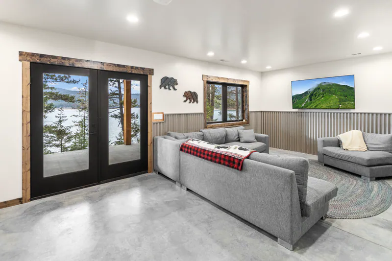 Polished concrete floors, by Built Right in Montana