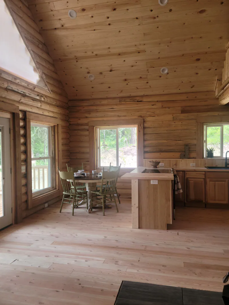 A handcrafted log home, by Built Right in Montana
