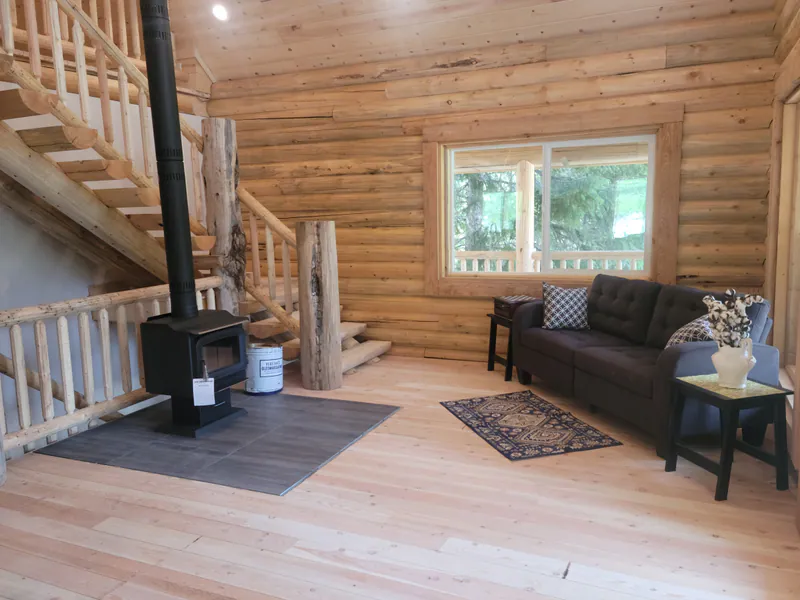 Hardwood floors and a warm fire, by Built Right in Montana